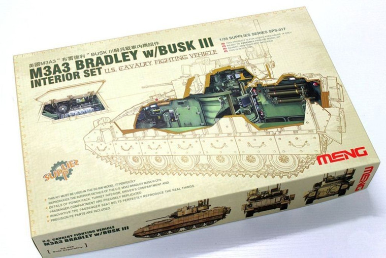 Meng Models - Interior Set for M3A3 Bradley - SPS017