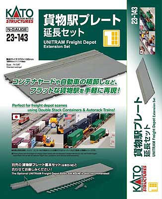 Kato - N Unitram Freight Depot Extension Set - 23143