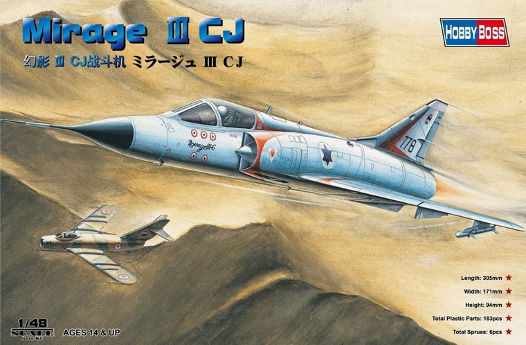 Hobby Boss Models - Mirage Iii Cj 1:48 - 80316
