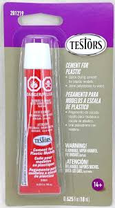 Testors Paints - Plastic Cement Carded 12@3.39 - 281219