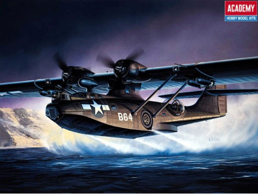 Academy Models - Pby-5A Black Cat Usn 1:72 - 12487