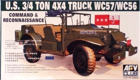 AFV Club - Us 3/4ton Command Car 1:35 - AF35S16