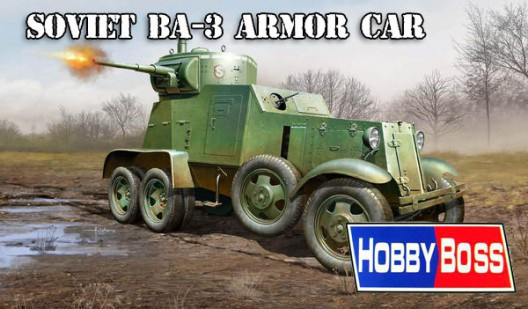 Hobby Boss Models - Soviet Ba-3 Armor Car 1:35 - 83838