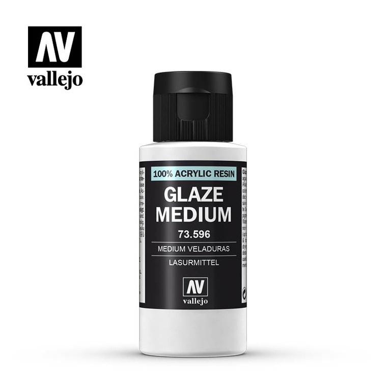 Vallejo Acrylic Paints - Glaze Medium 60ml 6PK - 73596
