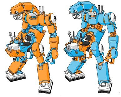 Hasegawa Models - Mechatro Chubu #01 Orange & Sky Blue1:35 - 64791