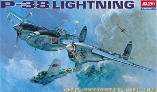 Academy Models - P-38 Lightning 4versions 1:48 - 12282