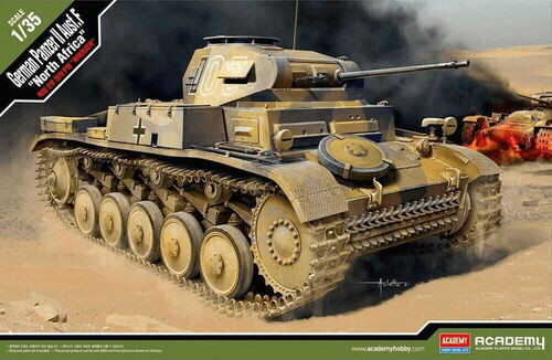 Academy Models - German Panzer II Ausf.F North Afric 1:35 - 13535