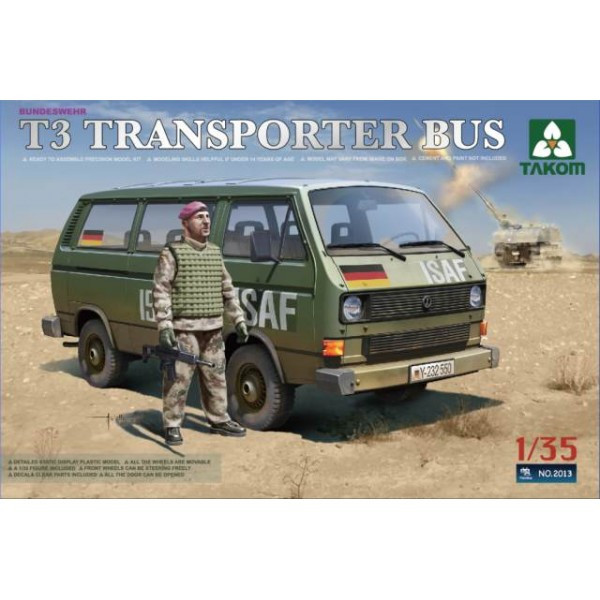 Takom Models - Bundes T3 Transporter Bus 1:35 - 2013