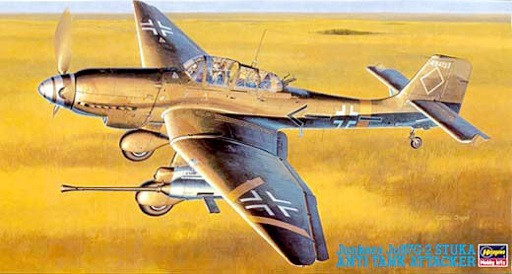 Hasegawa Models - Junkers Ju-87G2 Stuka 1:48 - 9054