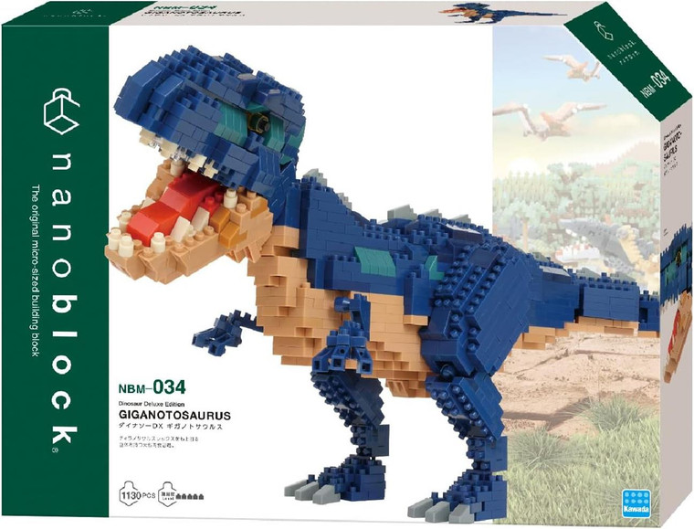 Nanoblock - Giganotosaurus Deluxe Edition Dinosaurs - 22386