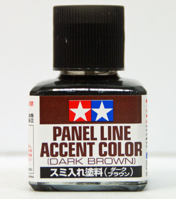 Tamiya Paint - Hobby Kits - Drk Bwn Panl Line Accent 6@7.50 - 87140