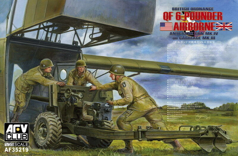 AFV Club - British Mk.4 6pdr Anti Tank Gun 1:35 - AF35219