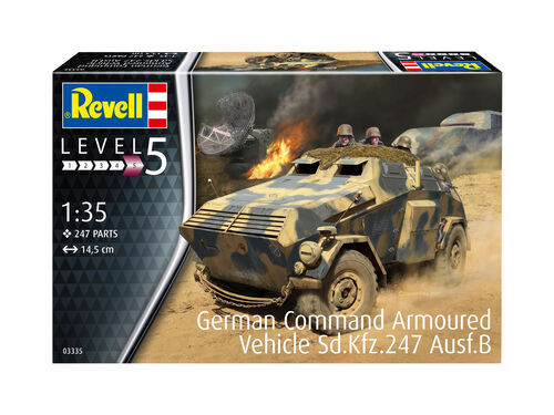 Revell Monogram Germany - German Command Arm. Sd.Kfz.247 B 1:35 - 3335