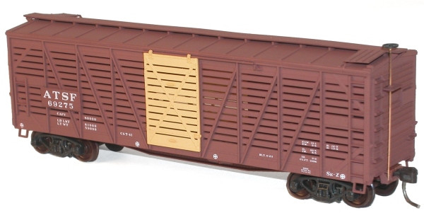 Accurail - Ho 40'Wood Stock Car Atsf 3#Se - 8023