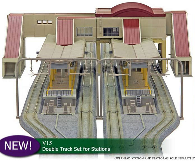 Kato - N Overhead Transit Station Expansion Set - 23123