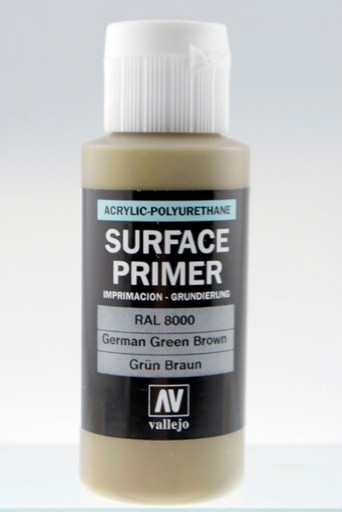 Vallejo Acrylic Paints - German Green Brown Ral 8000 6p - 73606
