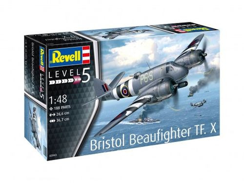 Revell Monogram Germany - Bristol Beaufighter T.F.X 1:48 - 3943