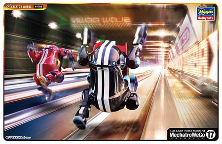 Hasegawa Models - MechantroWeGo #17 Flame & Jet Black 1:35 - 64788