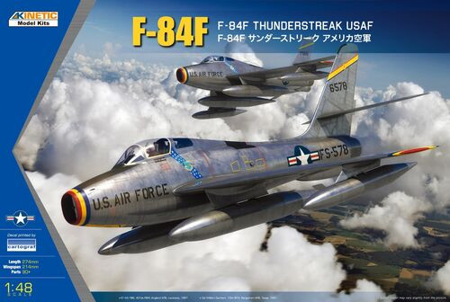 Kinetic Model Kits - F-84F Thunderstreak USAF 1:48 - 48113