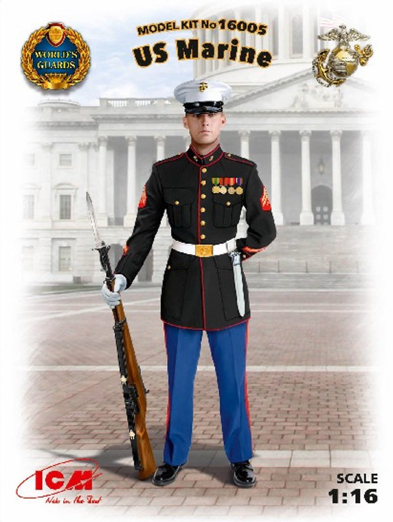 ICM Models - U.S. Marine Sargeant Guard1:16 - 16005