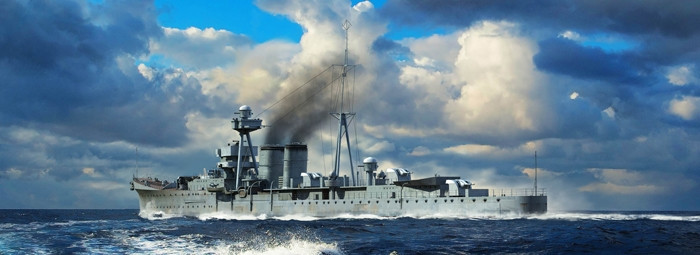 Trumpeter Models - HMS Calcutta British Light Cruiser 1:700 - 6741