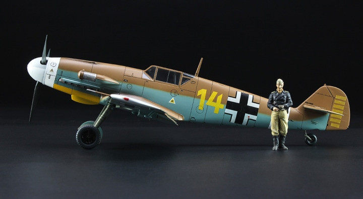 Hasegawa Models - Messerschmitt Bf109F-4 Star Africa 1:48 - 7491