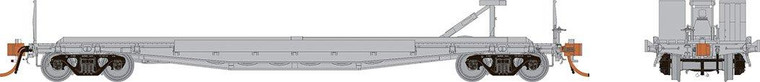 Rapido Trains - Ho F30D 50'Flat Car Undec Late Sgl - 138099
