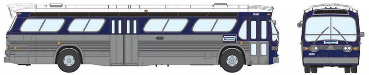 Rapido Trains - Ho 1:87 Std Bus Ct Transt 1619 - 701014