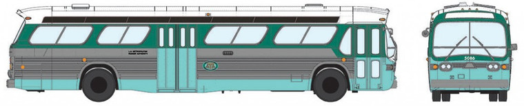 Rapido Trains - Ho 1:87 Std Bus Los Angel 5344 - 701026