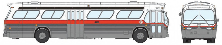 Rapido Trains - Ho 1:87 Std Bus Pitt P.A. 2476 - 701033