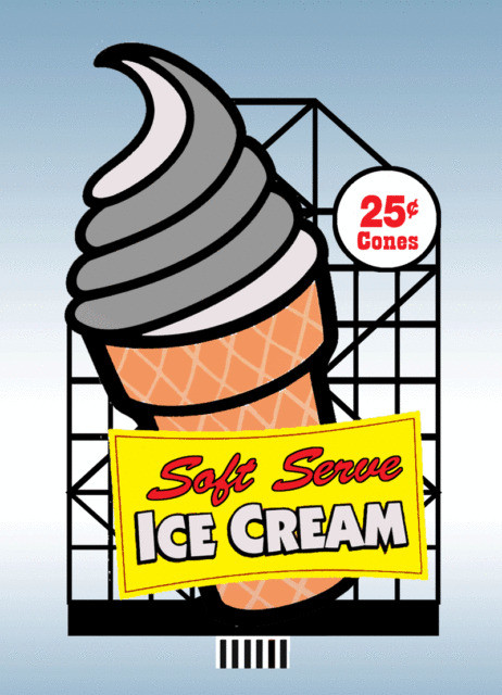 Miller Engineering - O/Ho Soft serve Billboard - 883001