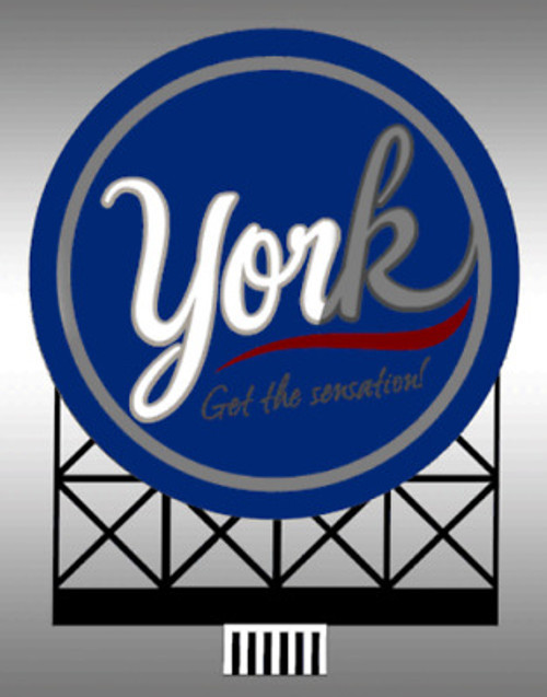 Miller Engineering - HO/O York Peppermint Pattie Sign - 883851
