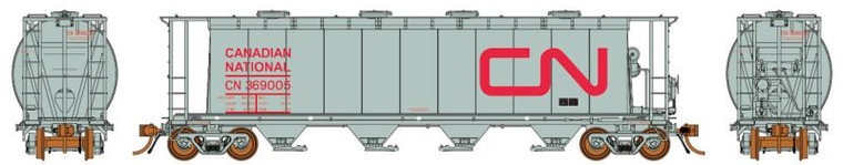 Rapido Trains - Ho 3800cf Cyl Hop Cn Del - 127001A