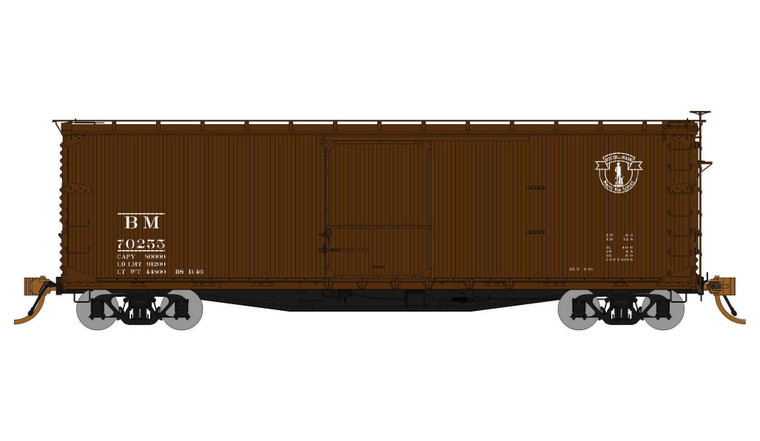 Rapido Trains - HO 40' USRA Boxcar B&M - 130101A