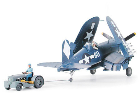 Tamiya Paint - Hobby Kits - F-4U1D Corsair W/Tug 1:48 - 61085