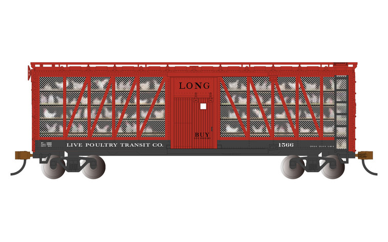 Bachmann - Ho Poultry Transport Car LPTC #1566 - 15905