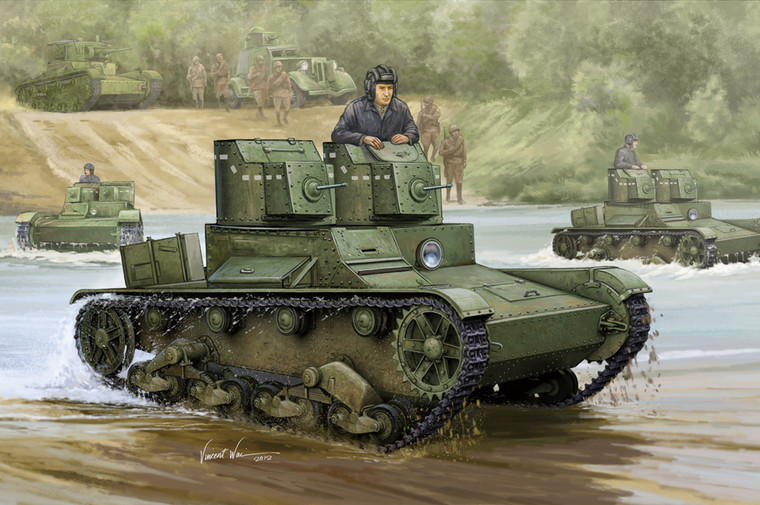 Hobby Boss Models - Soviet T-26 Light Tank 1:35 - 82494