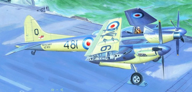 Trumpeter Models - Dehaviland Sea Hornet Nf21 :48 - 2895