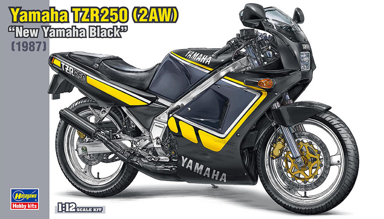 Hasegawa Models - Yamaha TZR250 New Yamaha Black 1:12 - 21743