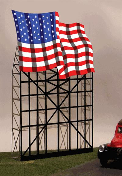 Miller Engineering - O/Ho American Flag - 4071