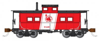 Bachmann - Ho Ns Caboose Jersey Central 91529 - 16824
