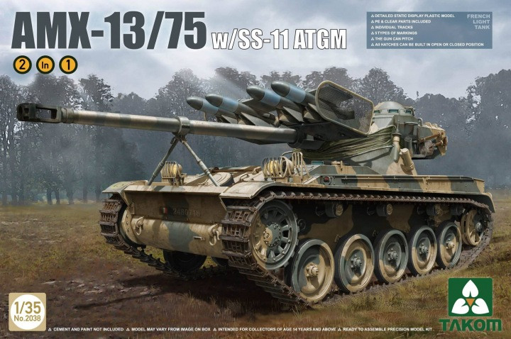 Takom Models - French Light Tank Amx-13/ 1:35 - 2038