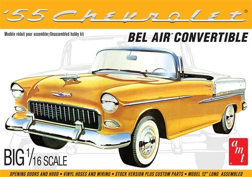 AMT-ERTL Models - 55 Chevy Bel Air Conv 1:16 - 1134