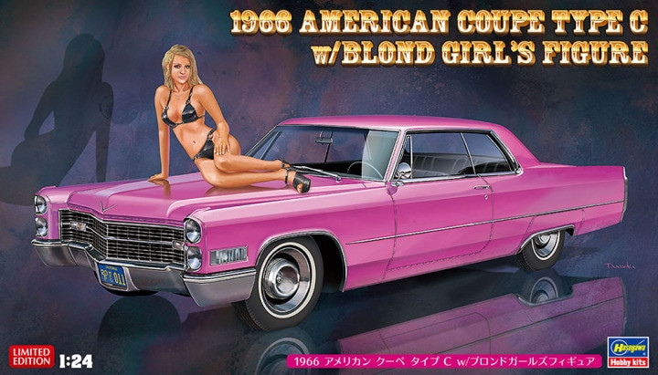 Hasegawa Models - 66 Cadillac Coupe de Ville 1:24 - 52232