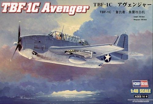 Hobby Boss Models - Tbf-1C Avenger 1:48 - 80314