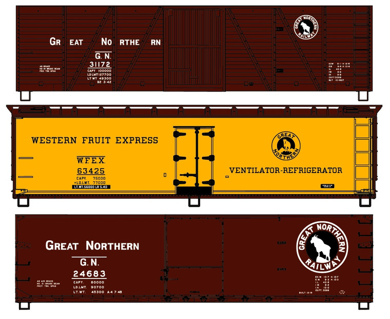 Accurail - Ho Dd 50'Steel Box/Reef GN 3#S - 8110