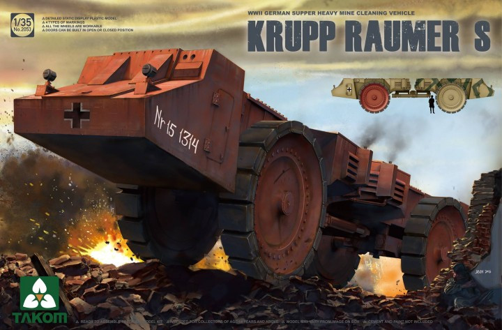 Takom Models - Ger. Mine Veh. Krupp Raum 1:35 - 2053