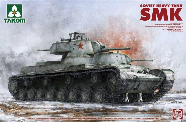 Takom Models - WW-2 Soviet Hvy Tank Smk 1:35 - 2112