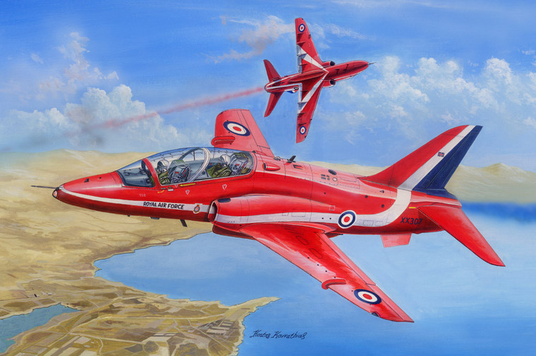 Hobby Boss Models - Raf Red Arrows Hawk T Mk.1 :48 - 81738