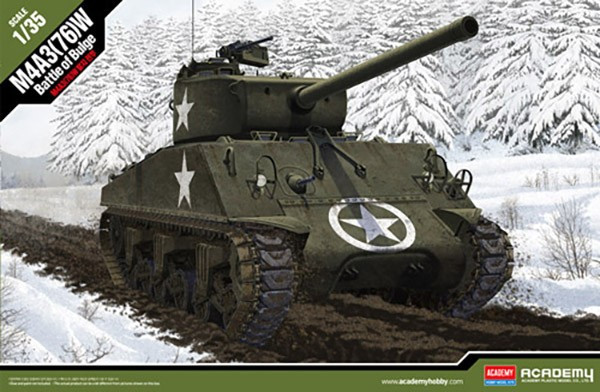 Academy Models - M4A3(76)W Us Mbt Bat Bulge :35 - 13500
